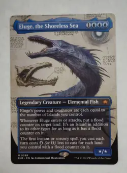 Eluge, the Shoreless Sea (Borderless) - Bloomburrow Regular - Image 1