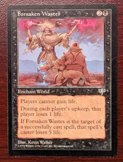MTG Forsaken Wastes Mirage MIR Rare Magic Near Mint - Image 1