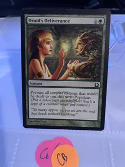 MTG Druid's Deliverance Return to Ravnica 123/274 Regular Common - Image 1