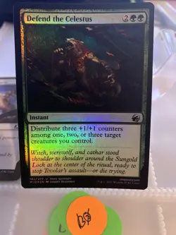 1x Defend the Celestus | FOIL | Innistrad Midnight Hunt | MTG Magic Cards - Image 1