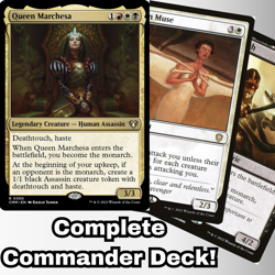 MTG Commander EDH Deck Queen Marchesa 100 Magic Cards Custom Deck The Monarch - Image 1