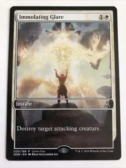 MTG Game Day Promo Immolating Glare 020/184 LP - Image 1