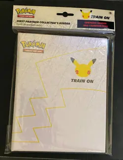 Complete Pokemon 25th anniversary oversized promo collection with binder - Image 2