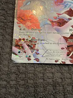 Pokemon Reshiram RC22/RC25 Ultra Rare Full Art Holo Legendary Treasures - Image 5