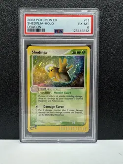 2003 Pokemon Ex Dragon PSA 6 Shedinja Holo #11 Rare - Image 1