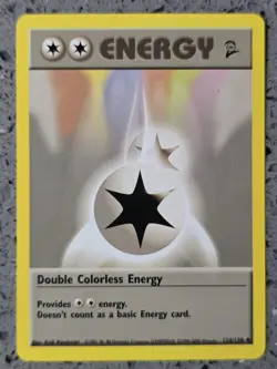 Pokemon - Double Colourless Energy - 124/130 - Base Set 2 - Uncommon - NM - Image 1