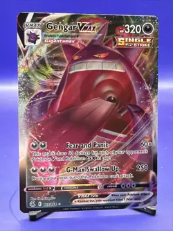 2021 Pokemon Sword and Shield Fusion Strike #157 Gengar VMAX UR - Image 1