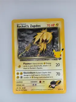 2023 Pokemon Celebrations: Classic Collection Rocket's Zapdos 15/132 NM - Image 1