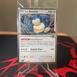 Hop's Snorlax Pokemon Journey Together 117-159 EBGames Stamped - Image 1