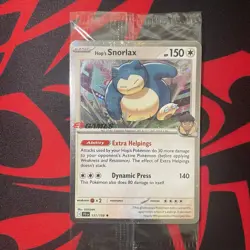 Hop's Snorlax Pokemon Journey Together 117-159 EBGames Stamped - Image 2