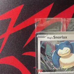 Hop's Snorlax Pokemon Journey Together 117-159 EBGames Stamped - Image 3