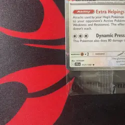 Hop's Snorlax Pokemon Journey Together 117-159 EBGames Stamped - Image 5