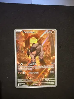 2025 Pokemon SV White Flare - WHT EN Terrakion Illustration Rare #135/086 - Image 1