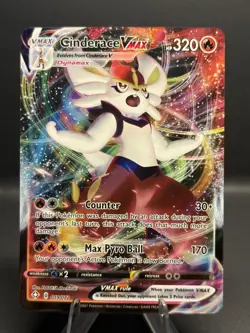 Pokemon TCG Shining Fates Cinderace VMAX 19/72 Ultra Rare NM - Image 1