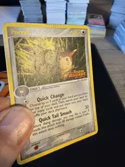 Furret Reverse Holo Stamp 22/109 ex Team Rocket Returns 2004 DMG Pokemon - Image 2