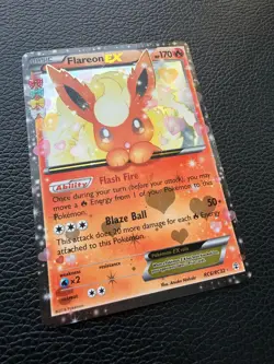 Pokemon TCG Flareon EX RC6/RC32 Generations Ultra Rare Full Art Holo - Image 3