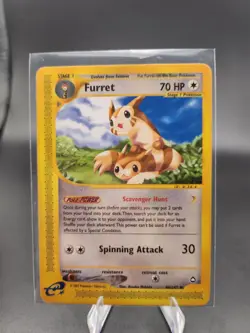Furret Aquapolis 48/147 Non-Holo E-Series Pokemon MP - Image 1