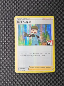 Pokemon TCG Bird Keeper 159/189 Darkness Ablaze Prize Pack Series One Holo - Image 1