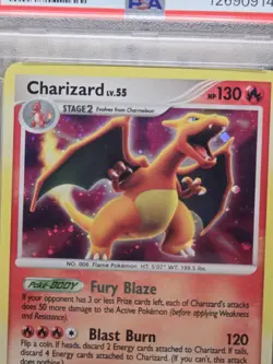Charizard 3/132 Holo PSA 5 2007 Pokemon Diamond & Pearl Secret Wonders - Image 3