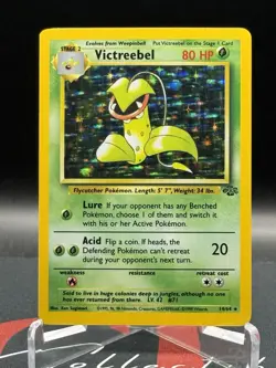 1999 Pokemon Victreebel Jungle 14/64 Unlimited Holo Rare LP - Image 1