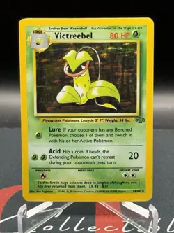 1999 Pokemon Victreebel Jungle 14/64 Unlimited Holo Rare LP - Image 2