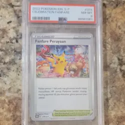 Pokemon Celebration Fanfare 374/S-P Indonesian Promo PSA 8 2022 Trainer-Stadium - Image 1