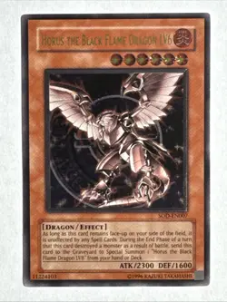 Horus the Black Flame Dragon LV6 SOD-EN007 Ultimate NM Yugioh - Image 3