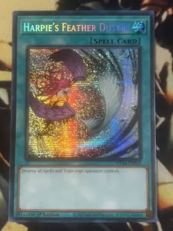 Yugioh: Harpie's Feather Duster - MP24-EN058 Prismatic Secret Rare 1st Ed NM - Image 1