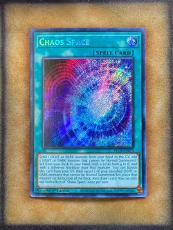 Yugioh Chaos Space BLCR-EN073 Secret Rare 1st Ed NM - Image 1