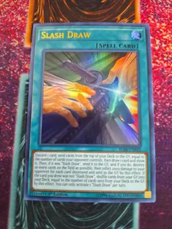 Yu-Gi-Oh! Slash Draw BLRR-EN020 Ultra Rare 1st Edition Near Mint - Image 1