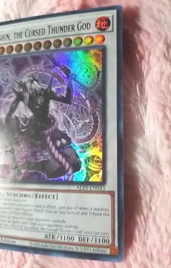 Yu-gi-oh! Juraishin, The Cursed Thunder God ALIN-EN043 Ultra Rare Alliance Card - Image 3