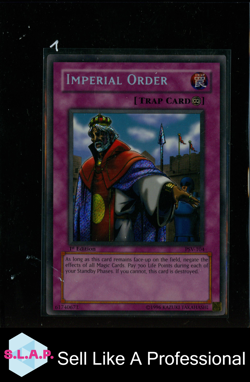 IMPERIAL ORDER KONAMI TSV-104 YU-GI-OH! TRADING CARD GAME 1ST EDITION ENGLISH - Image 1