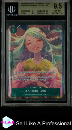 KOUZUKI TOKI ALT ART UC/(BT) 2023 ONE PIECE PARAMOUNT WAR OP02031 BGS 9.5 - Image 1