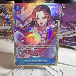 Bandai One Piece CCG Love-Love Mellow ST03-017 Event Holo Boa Hancock - Image 1