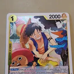 Monkey.D.Luffy OP10-111 Royal Blood One Piece TCG - English NM R Foil TCG CCG - Image 4