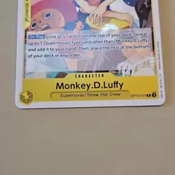 Monkey.D.Luffy OP10-111 Royal Blood One Piece TCG - English NM R Foil TCG CCG - Image 5