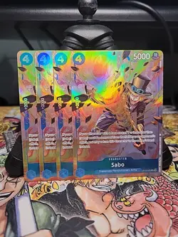 Sabo One Piece TCG OP10-049 Best Selection Vol. 4 English Alt Art Promo NM - Image 1