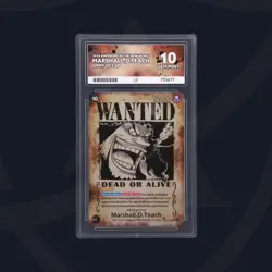 One Piece Marshall D. Teach | OP09-093 | English | SR SP Wanted Poster | Ace 10 - Image 1