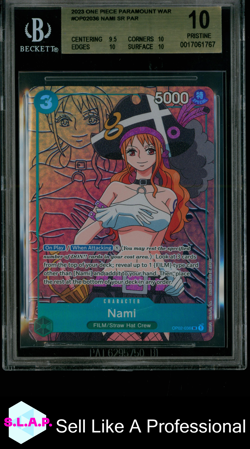 NAMI SR PAR 2023 ONE PIECE PARAMOUNT WAR OP02036 BGS 10 - Image 1
