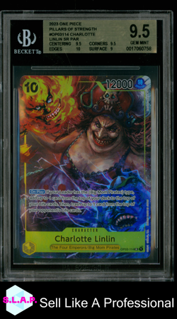 CHARLOTTE LINLIN SR PAR 2023 ONE PIECE PILLARS OF STRENGTH OP03114 BGS 9.5 - Image 1
