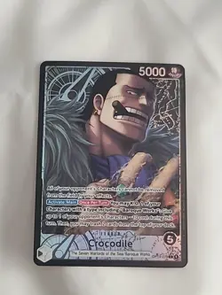 One Piece OPTCG English Crocodile OP14-079 L* Alt Art Leader - NM - Image 1