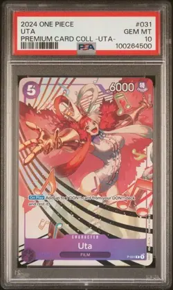 One Piece - Uta - Premium Card Collection - P-031 - PSA 10 - Image 1