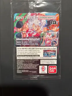 One Piece Monkey D. Luffy US Voyage College Card Rutgers SEALED, IN HAND, 1/23 - Image 2