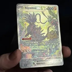 Pokemon Koraidon EX TCG Full Art Scarlet Violet Secret Rare Card 247/198 - Image 3