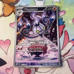 Chandelure 103/086 - White Flare Illustration Rare Holo Pokemon TCG NM - Image 1