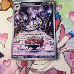 Chandelure 103/086 - White Flare Illustration Rare Holo Pokemon TCG NM - Image 4