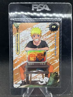 PSA Magazine x Kayou Naruto Uzumaki Promo Card SEALED Naruto Shippuden PR-003 - Image 1
