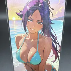 Yoruichi Shihouin Anime Waifu Card Doujin ACG Goddess Holo - Image 1