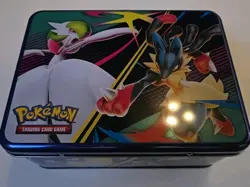 Pokemon TCG Tin Lunchbox Treasure Chest 300+ Cards With Original 3 Promo Cards - Image 1