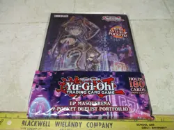 Yu-gi-oh 9 pocket Masquerena 9 Duelist Portfolio Binder Holds 180 Cards Sealed - Image 1